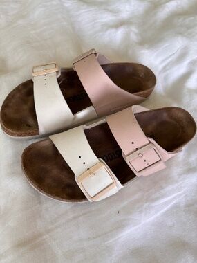 Birkenstock Arizona 2 tone sandals